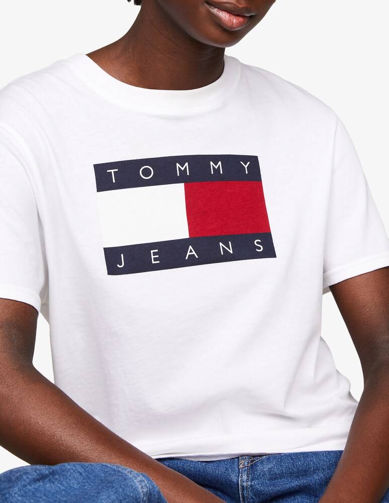 Tommy Jeans T-shirt in cotone Fino Al -60%