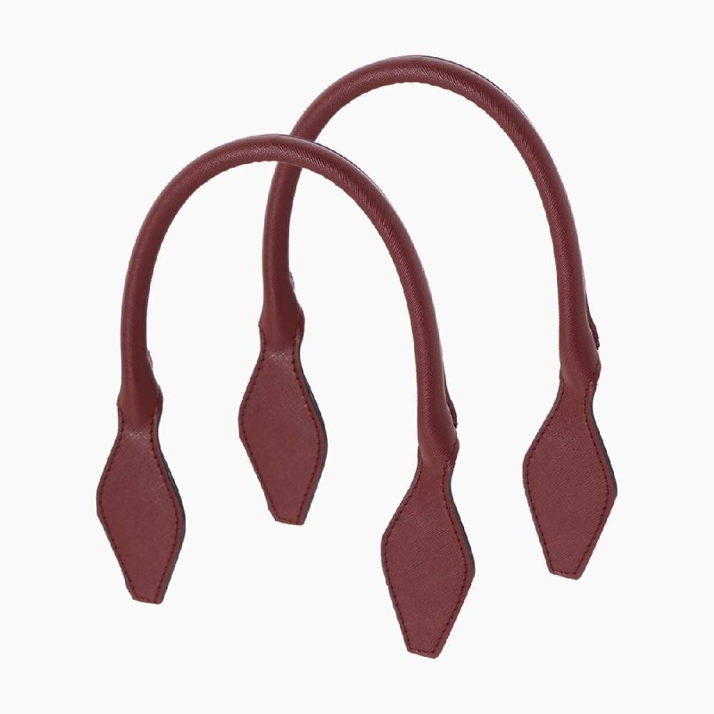 Manico corto a rombo bordeaux Pezzi Unici