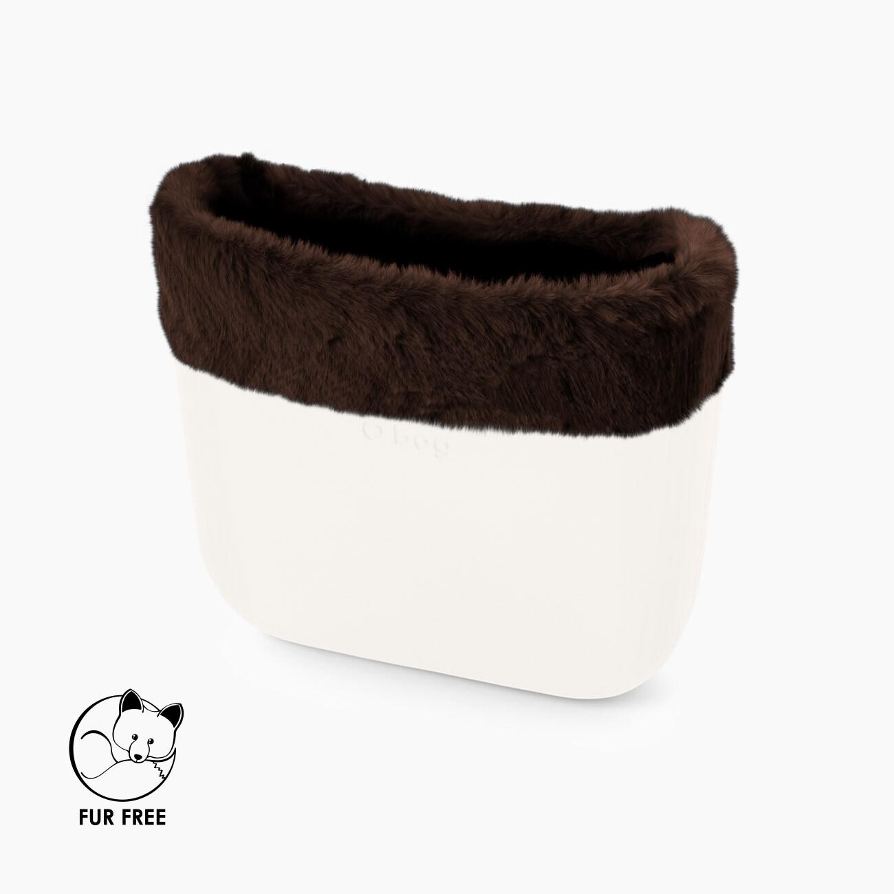 Bordo O bag mini fibra sintetica lapin rex cioccolato Affare Del Giorno