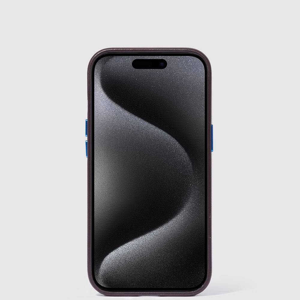 Piquadro Leather case for iPhone® 15 Pro with 6,1” display Hotsell