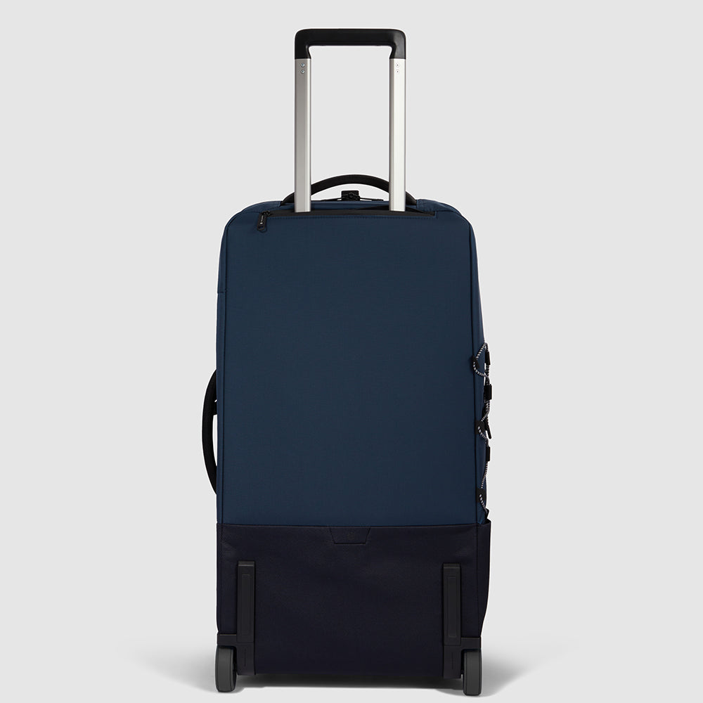 Piquadro Modular wheeled duffel in recycled fabric Prezzo Ridotto