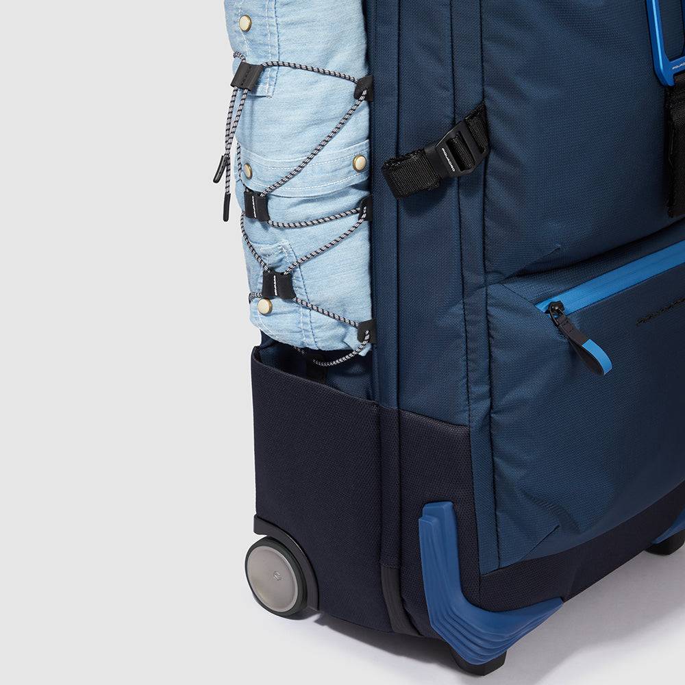 Piquadro Modular wheeled duffel in recycled fabric Prezzo Ridotto