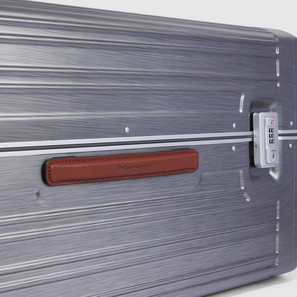 Piquadro Hardside spinner in trunk shape Vendita Economica