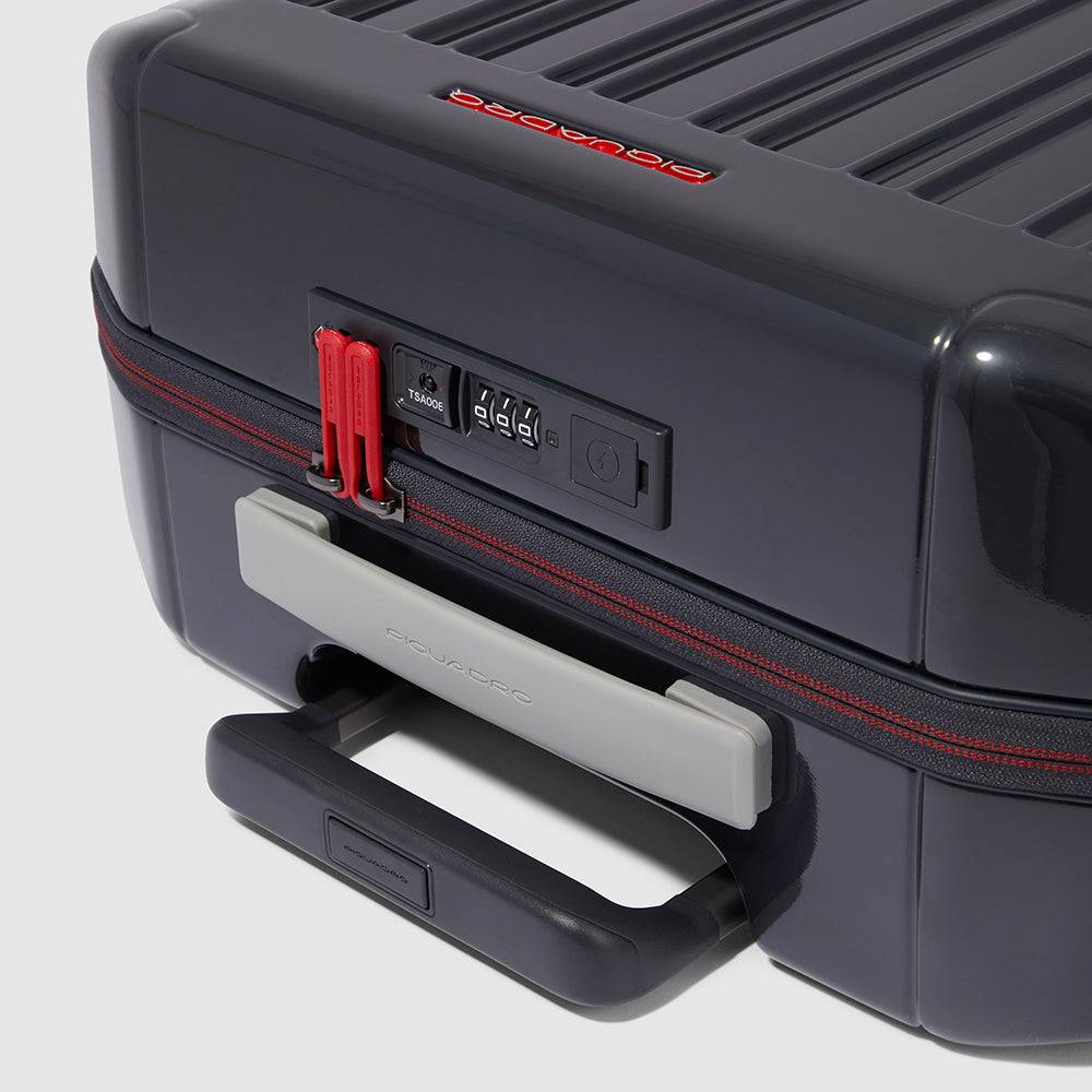Piquadro Cabin size, ultra slim hardside spinner Saldi Di Fabbrica