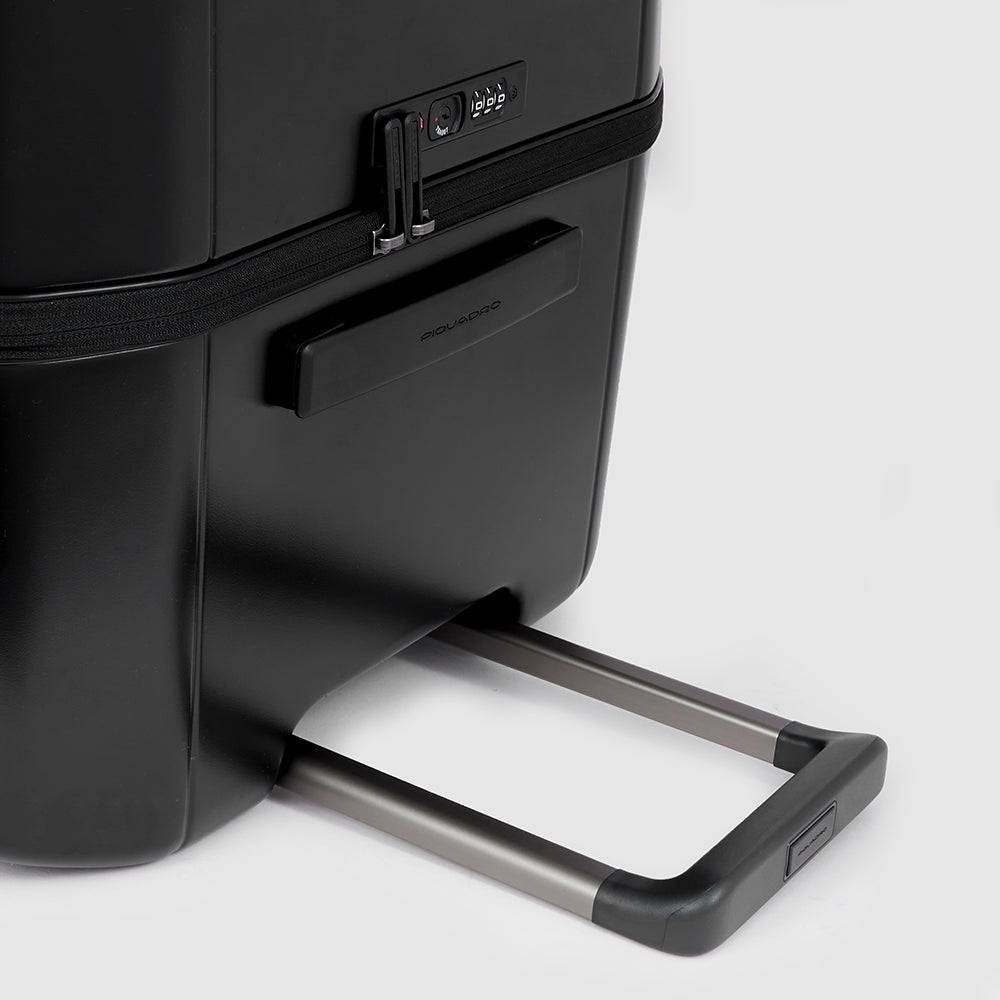 Piquadro Hardside spinner in trunk shape with TSA lock Negozio