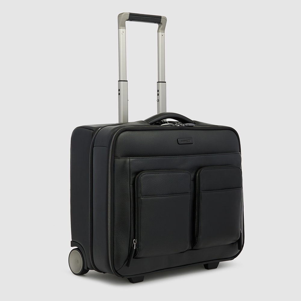 Piquadro Wheeled computer briefcase with iPad® compartment Italia