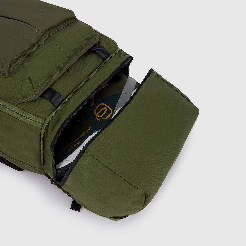 Piquadro Convertible backpack duffel bag in recycled fabric Offerta settimanale