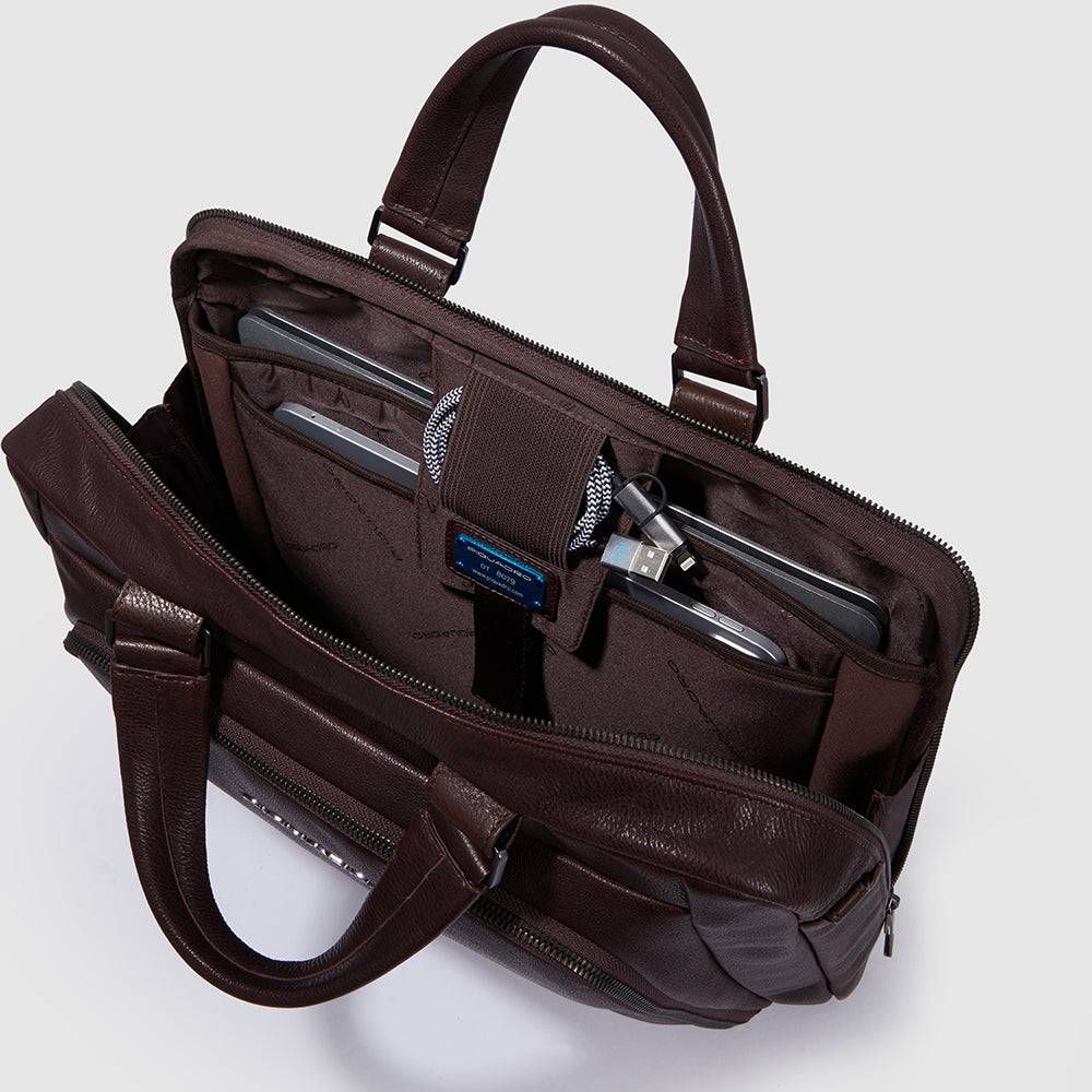 Piquadro Computer briefcase 14" with iPad® compartment Fino Al -60%