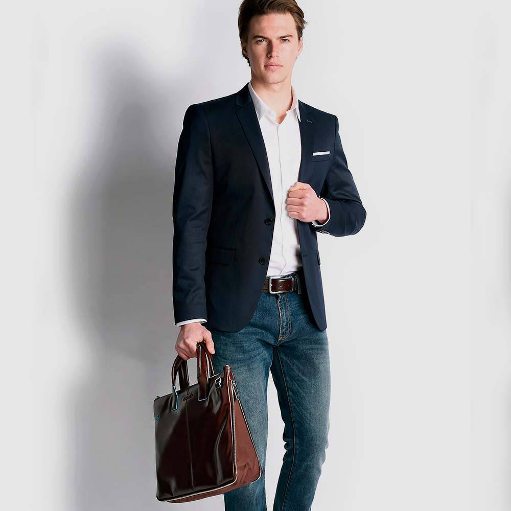 Piquadro Slim computer 15,6" and iPad®Pro 12,9" bag Outlet