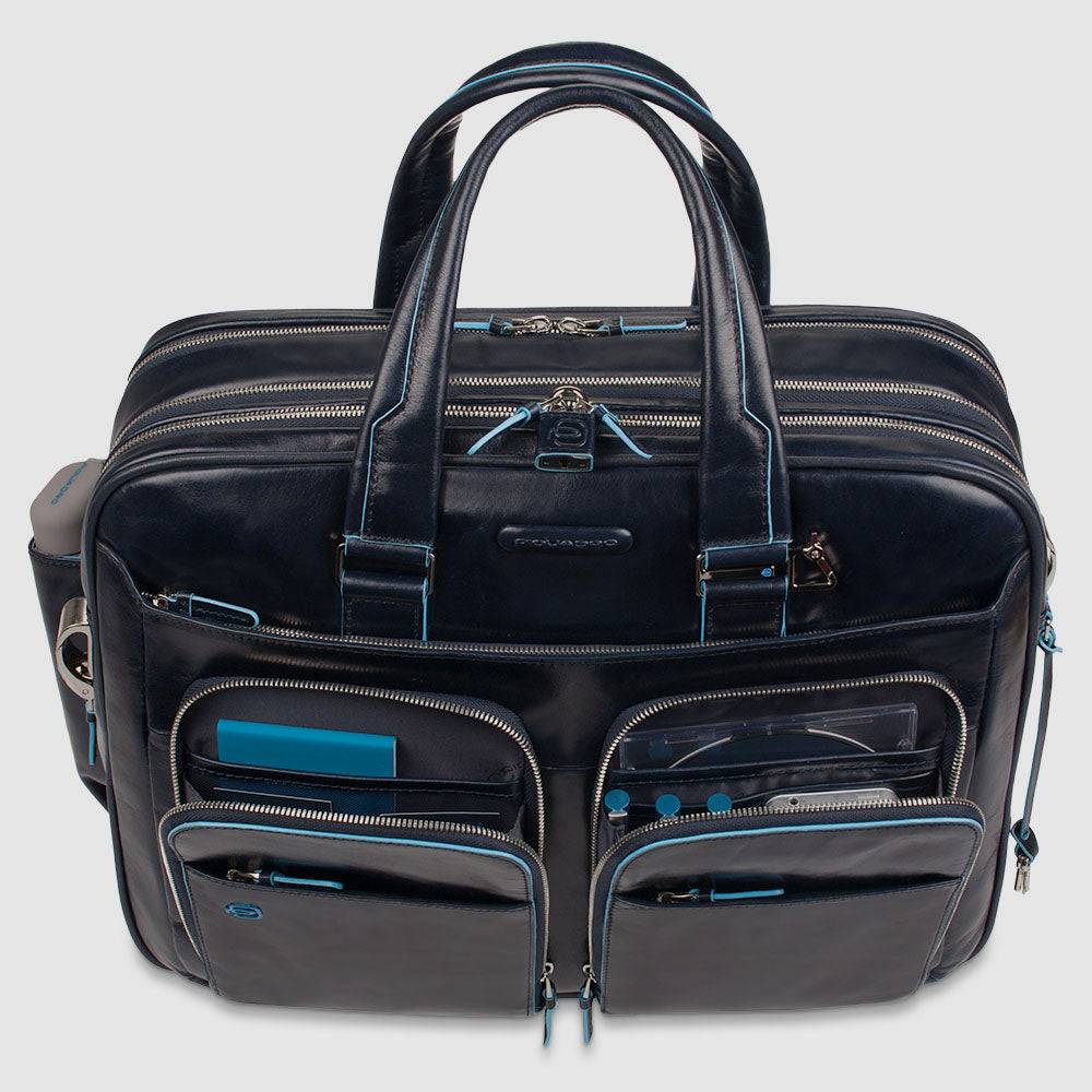 Piquadro Expandable Computer bag 15" Saldi