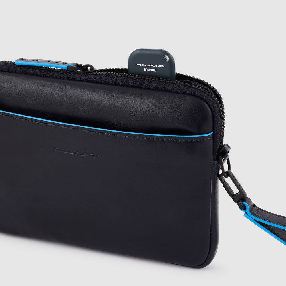 Piquadro Wrist clutch bag with credit card facility Italia