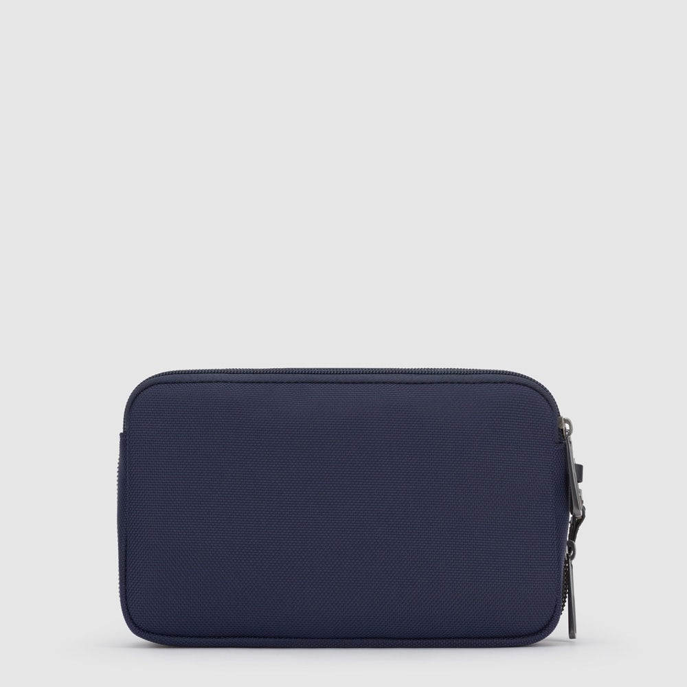 Piquadro Wrist clutch bag in recycled fabric Pezzi Unici