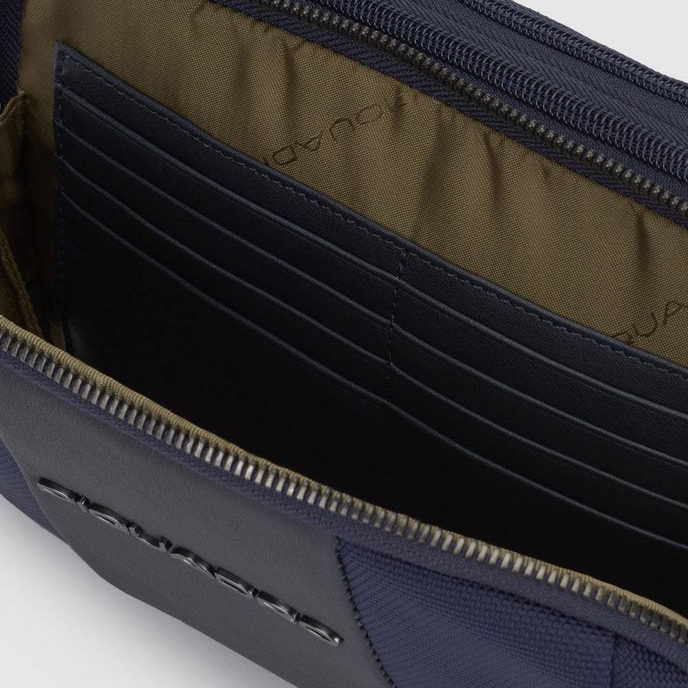 Piquadro Wrist clutch bag in recycled fabric Pezzi Unici