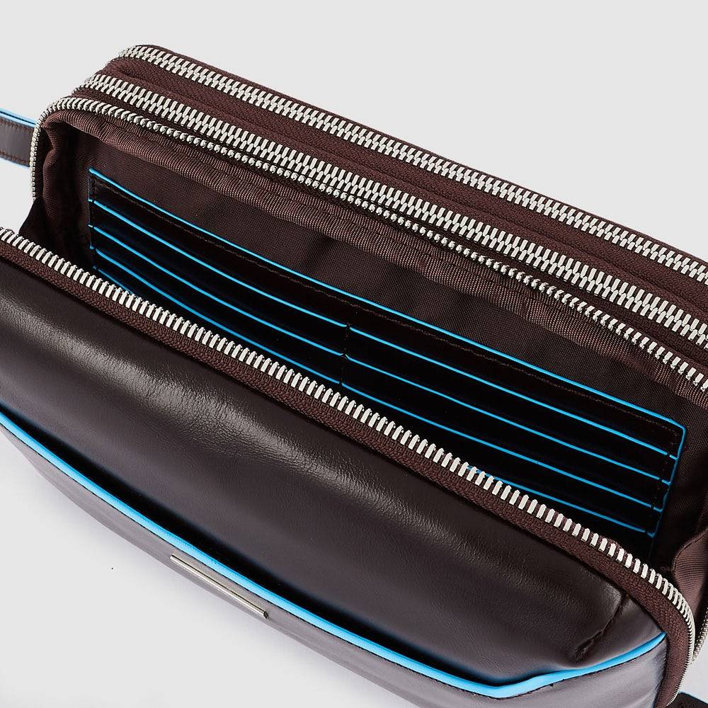 Piquadro Wrist clutch bag with two dividers Spedizione Gratuita