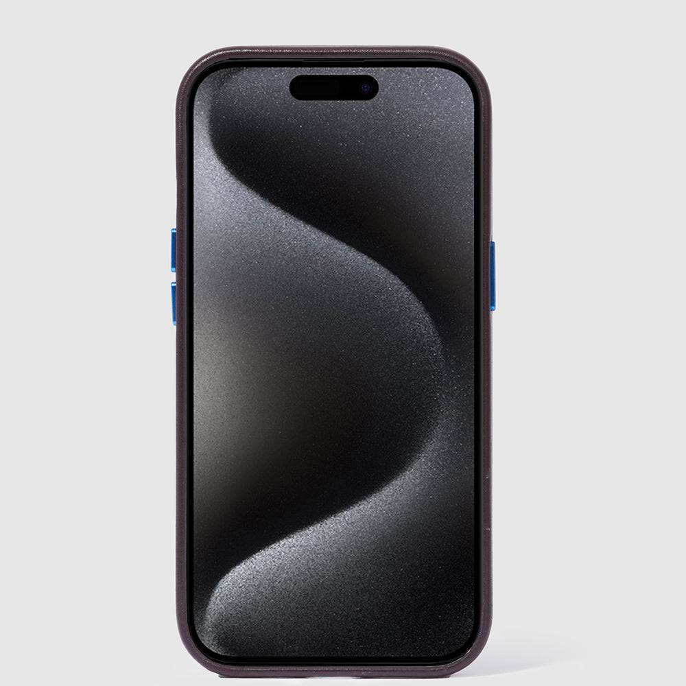 Piquadro Leather case for iPhone® 15 Pro Max 6,7” Affare Del Giorno