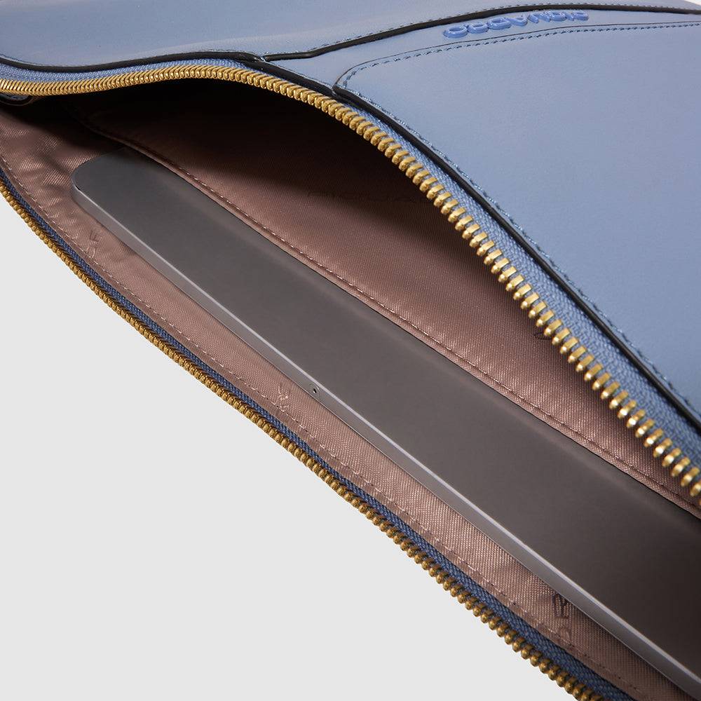 Piquadro Zip-around clutch for laptop or iPad®Pro 12,9" Italia