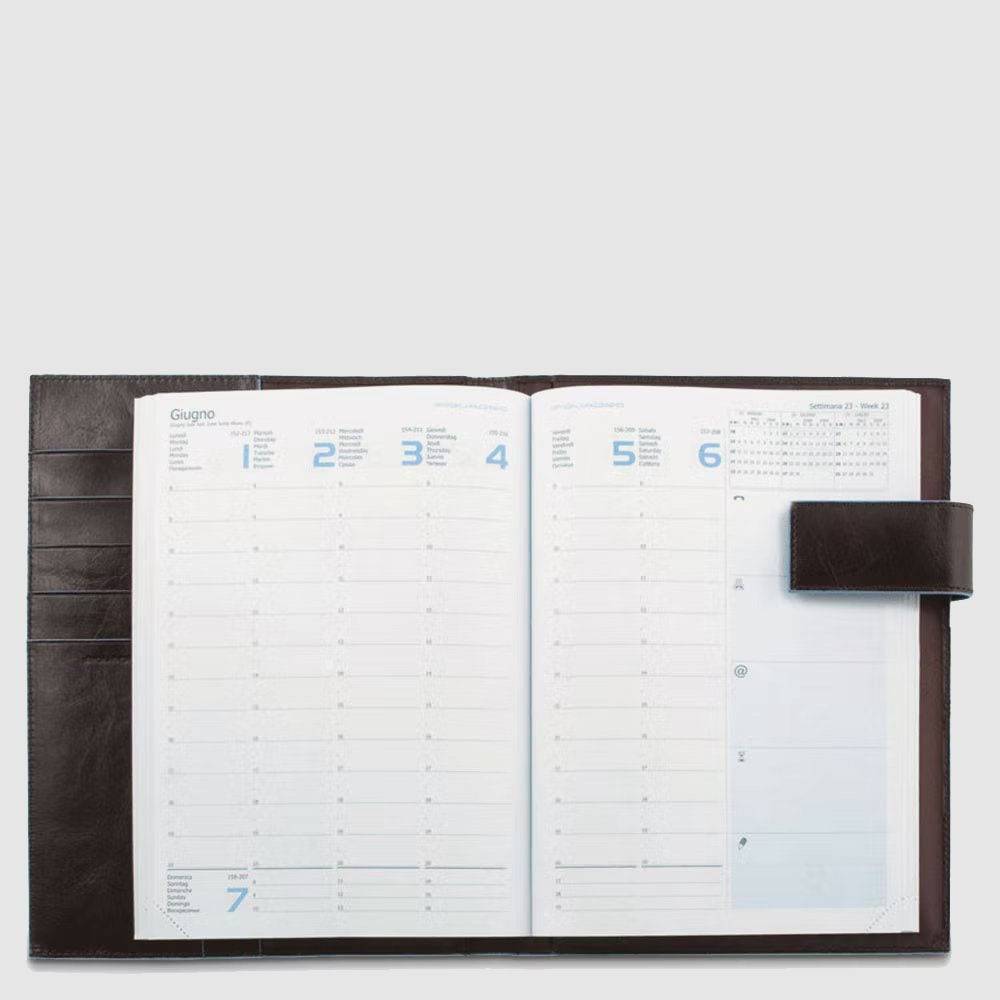Piquadro Leather weekly diary with Fino Al -60%