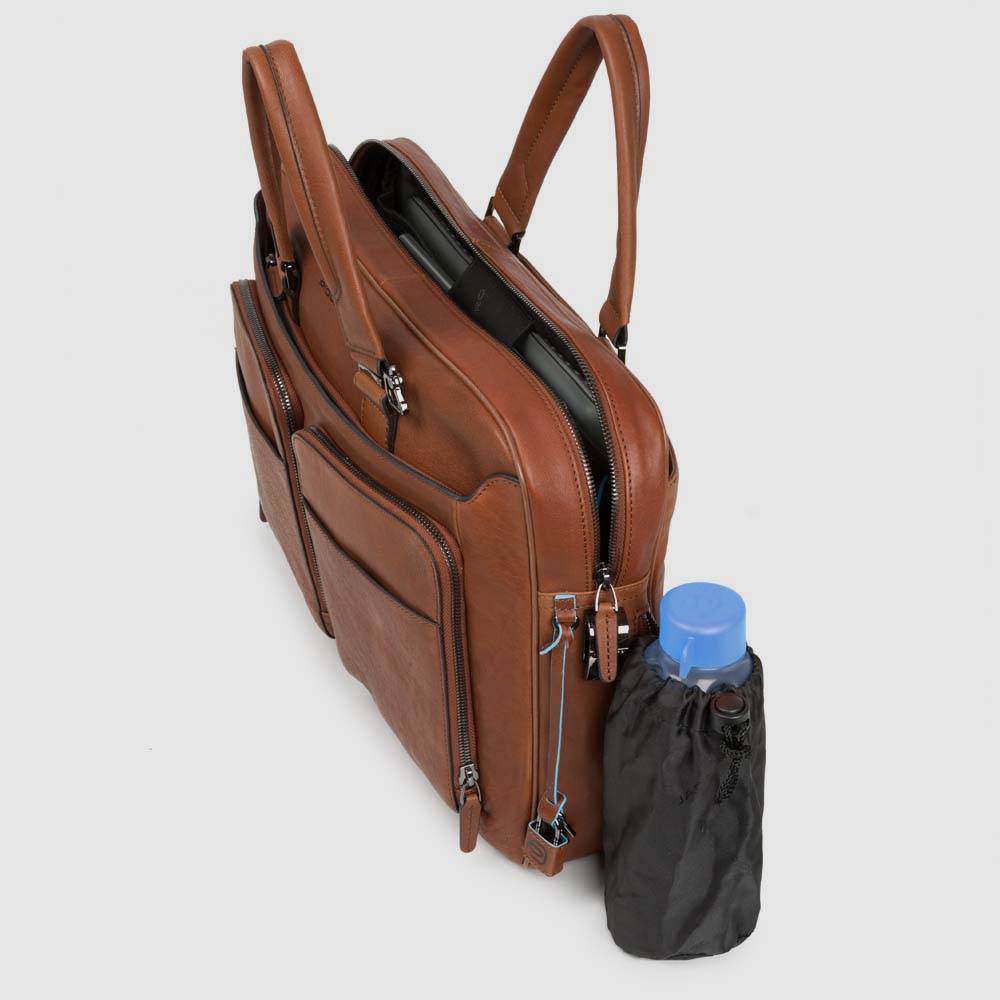 Piquadro Slim computer bag 15" with iPad® compartment Convenienza