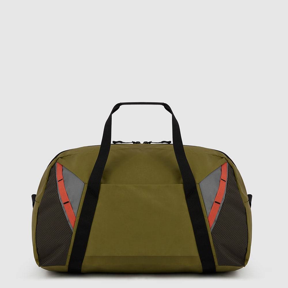 Piquadro Foldable weekend bag in recycled fabric In Saldo