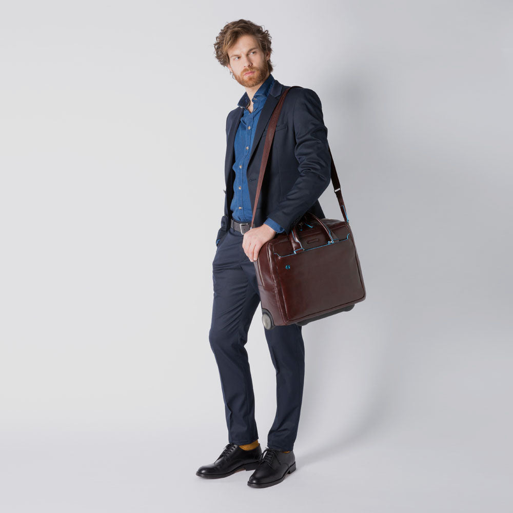 Piquadro Wheeled Computer briefcase 15,6" Spedizione Gratuita