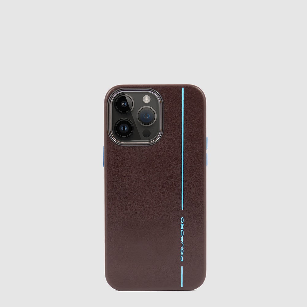 Piquadro Leather case for iPhone® 14 Pro Max 6,7” display Fino Al -60%