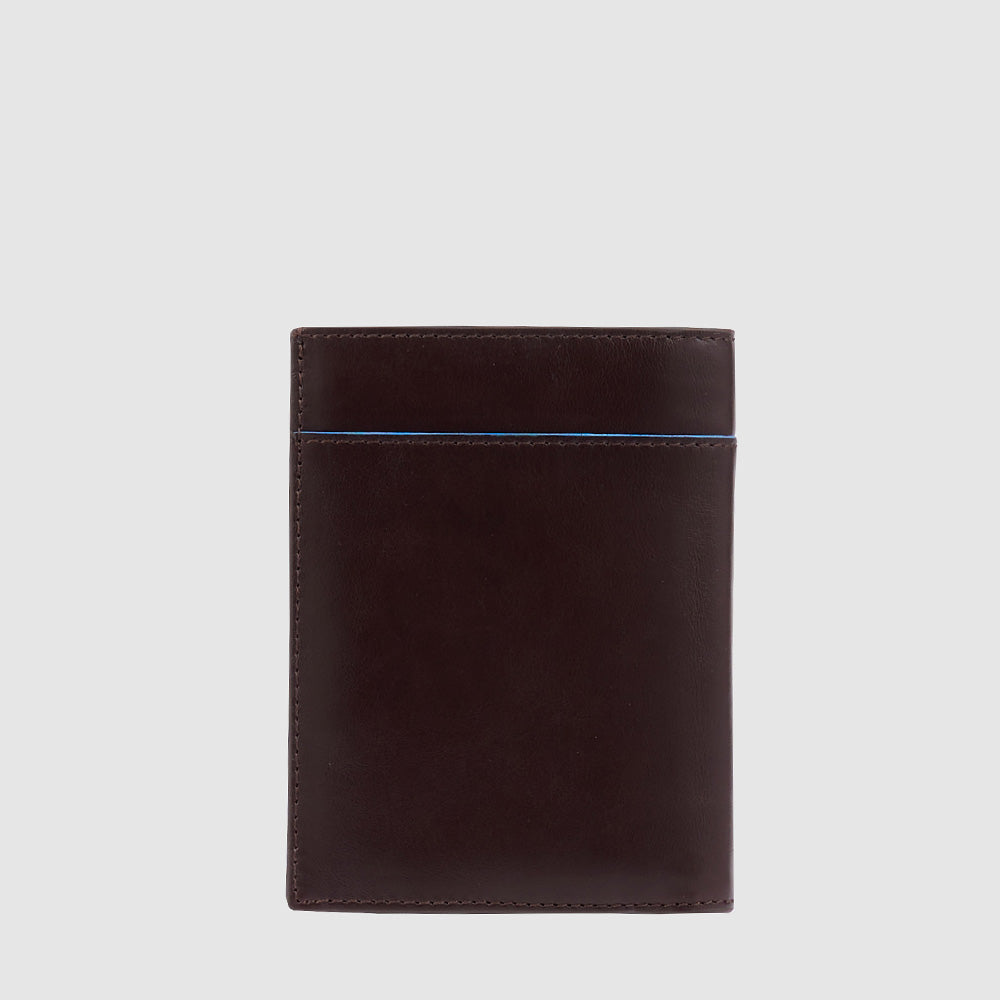 Piquadro Vertical men’s wallet with banknote, credit card a Prezzo Ridotto