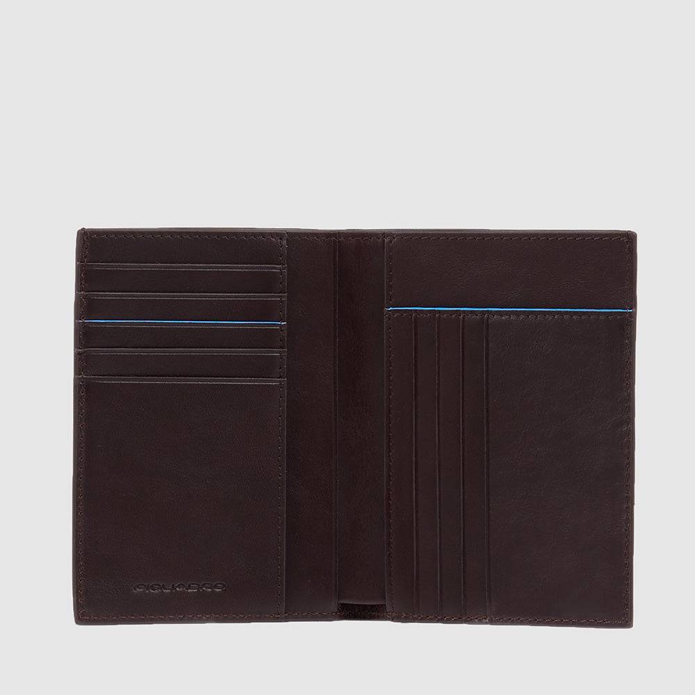 Piquadro Vertical men’s wallet with banknote, credit card a Prezzo Ridotto