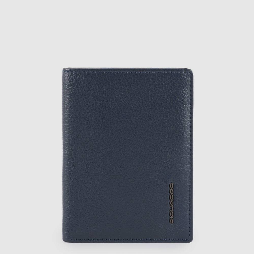 Piquadro Vertical men’s wallet with banknote, credit card a Moda