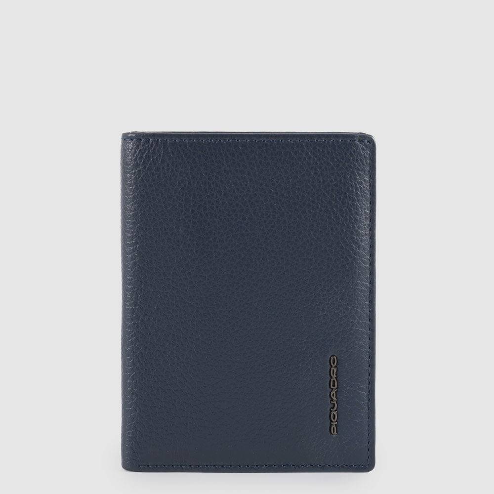 Piquadro Vertical men’s wallet with banknote, credit card a Moda