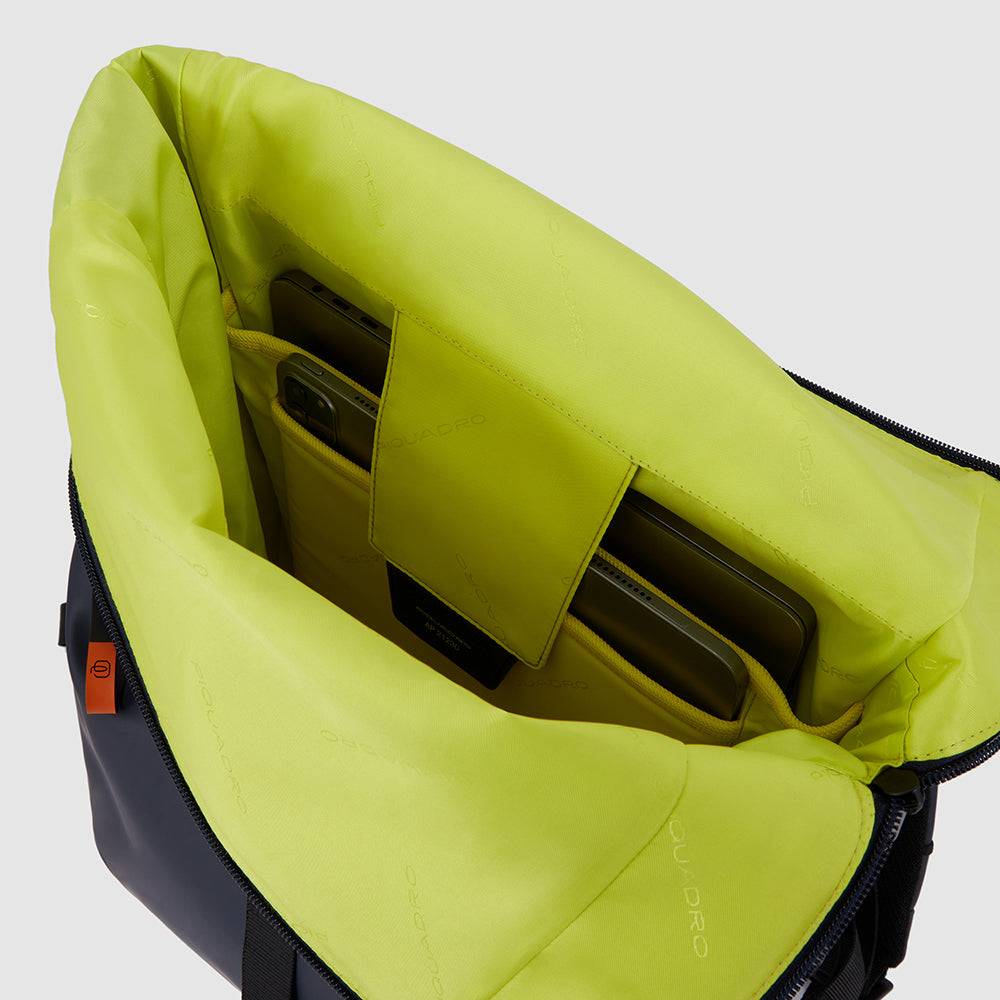 Piquadro Water resistant roll-top backpack for laptop 15,6" Qualità