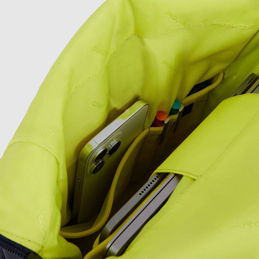 Piquadro Water resistant roll-top backpack for laptop 15,6" Qualità