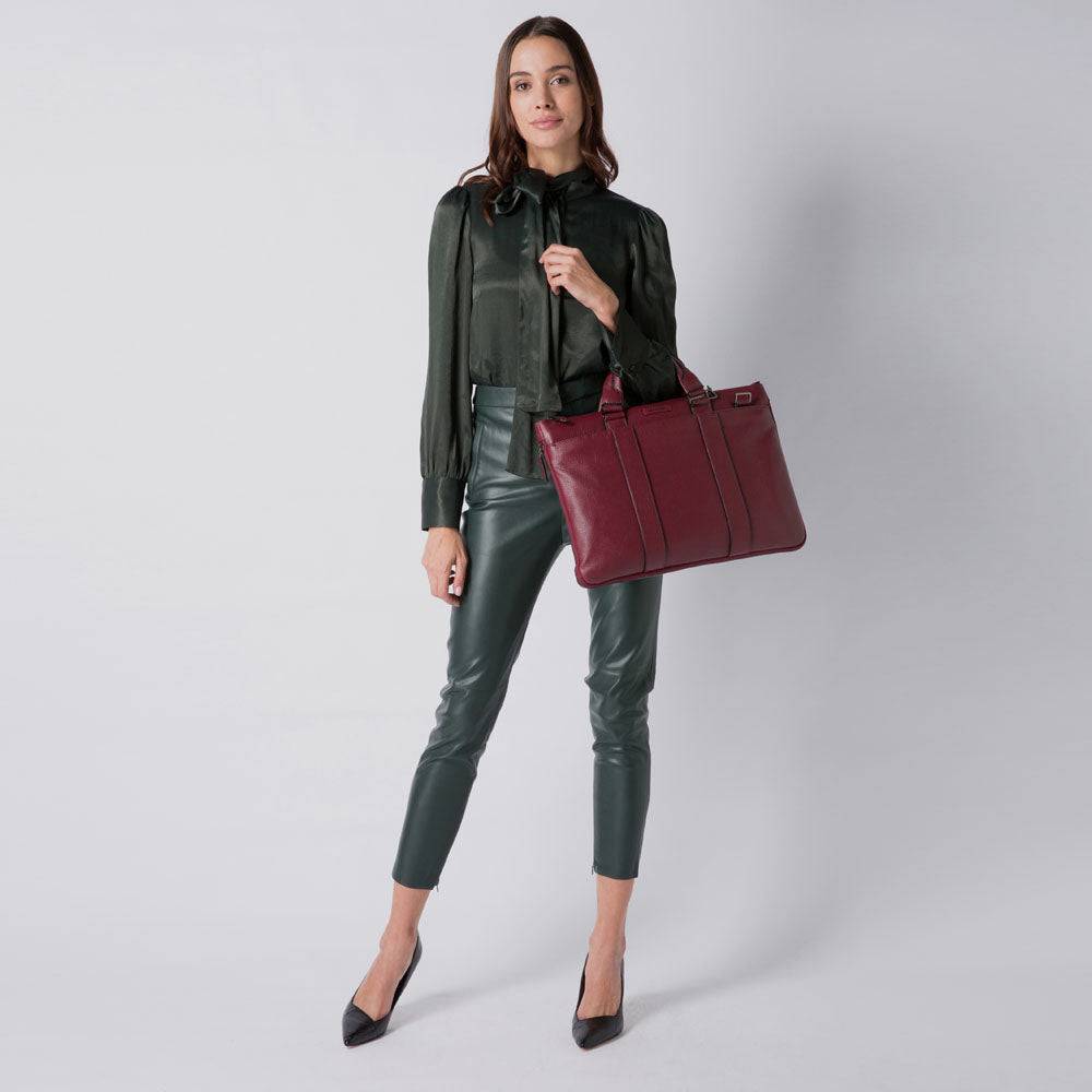Piquadro Expandable, slim computer bag Italia