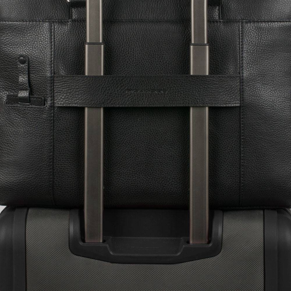 Piquadro Over-flap, expandable computer bag Nuovo