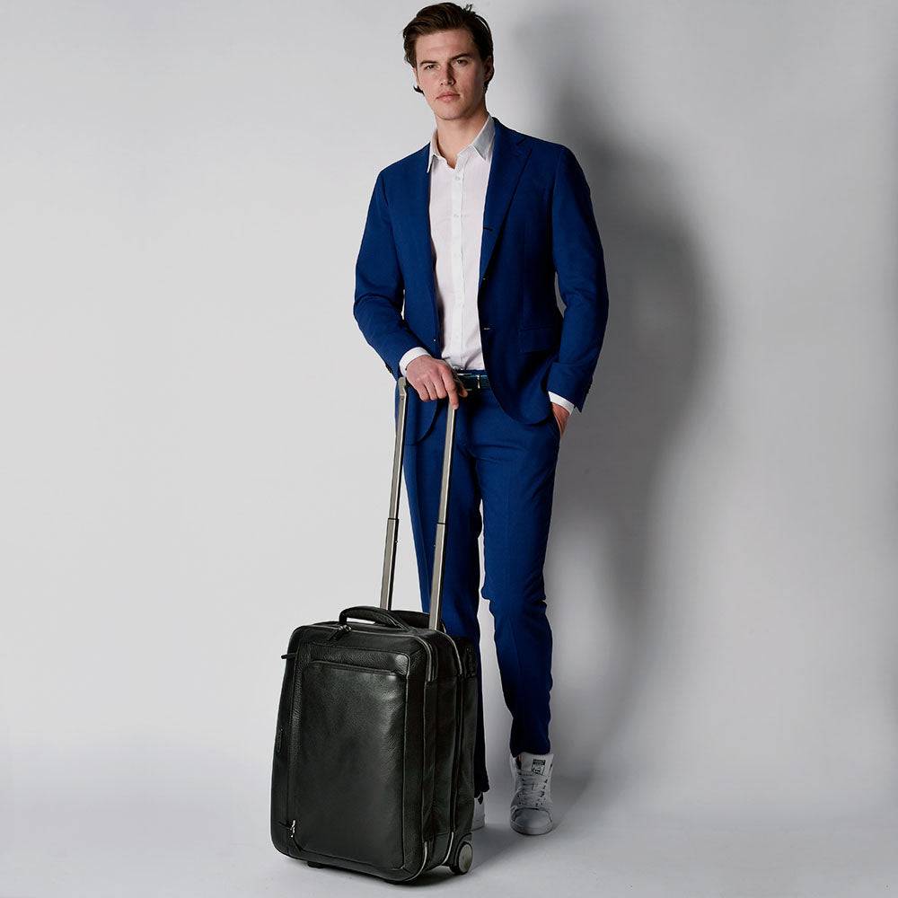 Piquadro Cabin trolley with double computer and Promozione