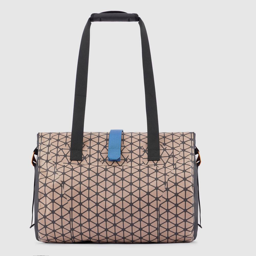 Piquadro waterproof duffel bag with latch roll top, Qualità Garantita