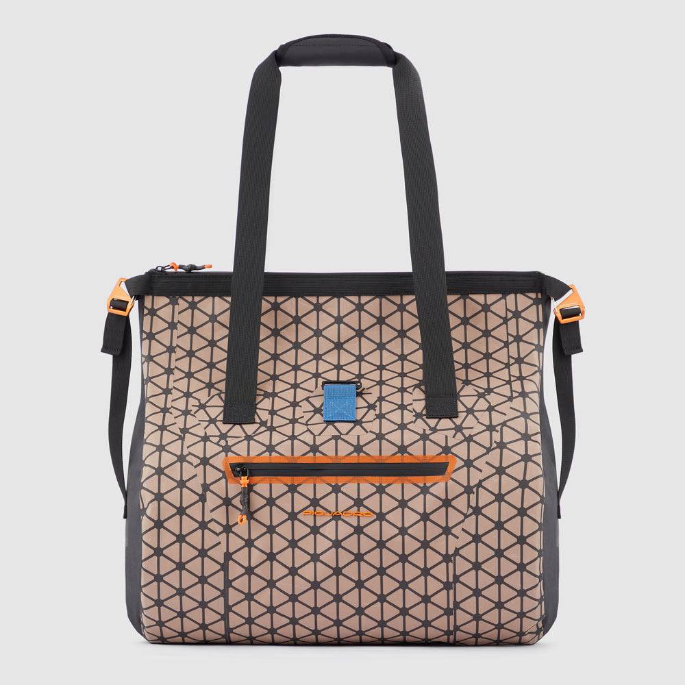 Piquadro waterproof duffel bag with latch roll top, Qualità Garantita