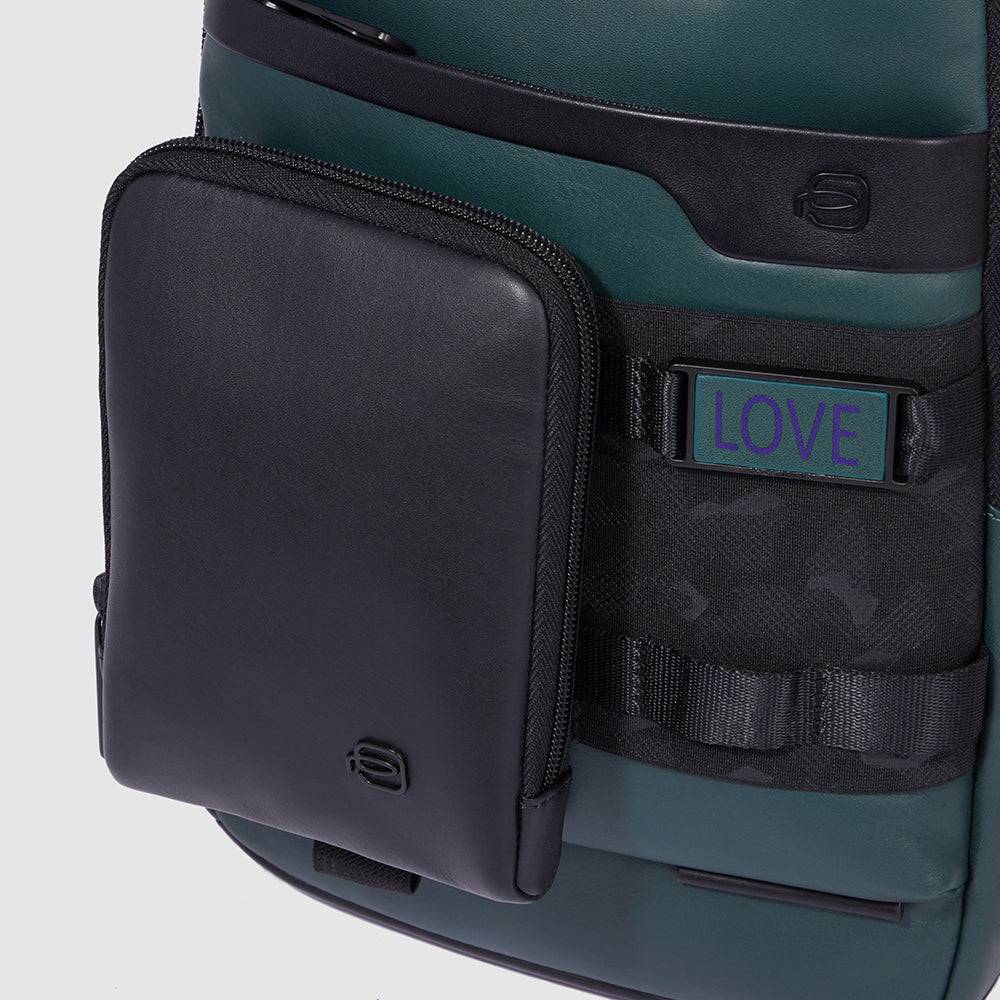 Piquadro Modular mono sling bag/backpack for iPad® Duty-free
