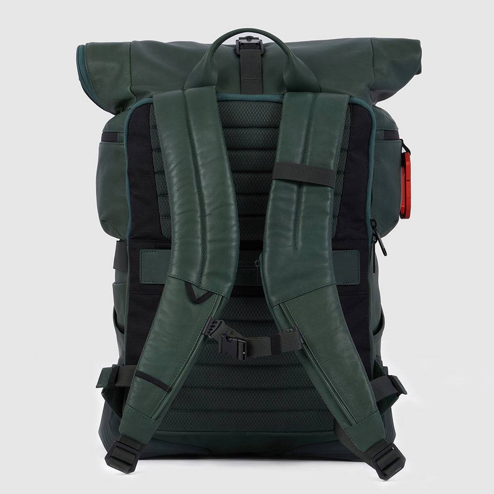 Piquadro Roll-top computer 15,6" and iPad®Pro12,9" backpack Nuovo