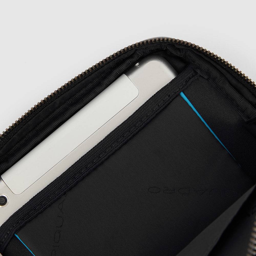 Piquadro Pocket crossbody bag with iPad®mini compartment Pezzi Unici
