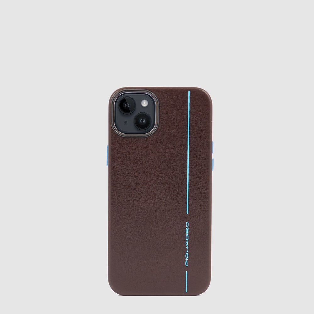 Piquadro Leather case for iPhone® 14 with 6,7” display Novità