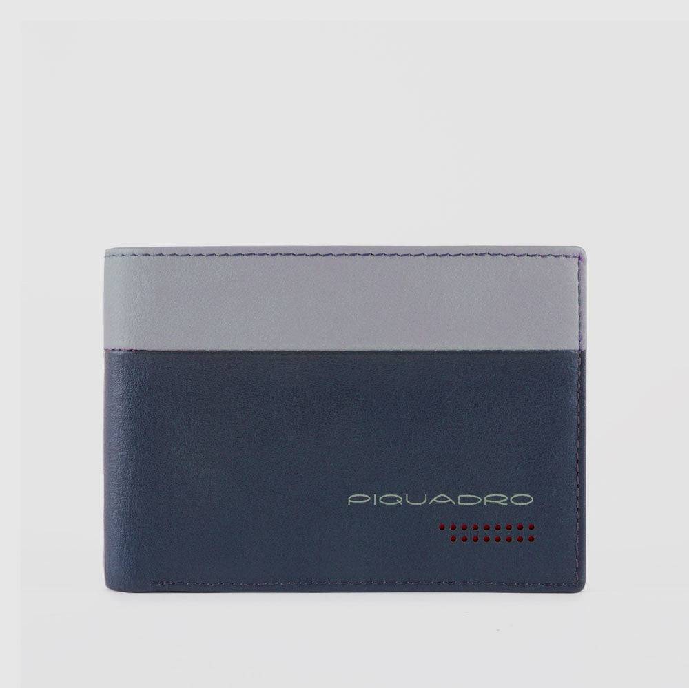 Piquadro Men’s wallet with flip up ID window, coin pocket Online