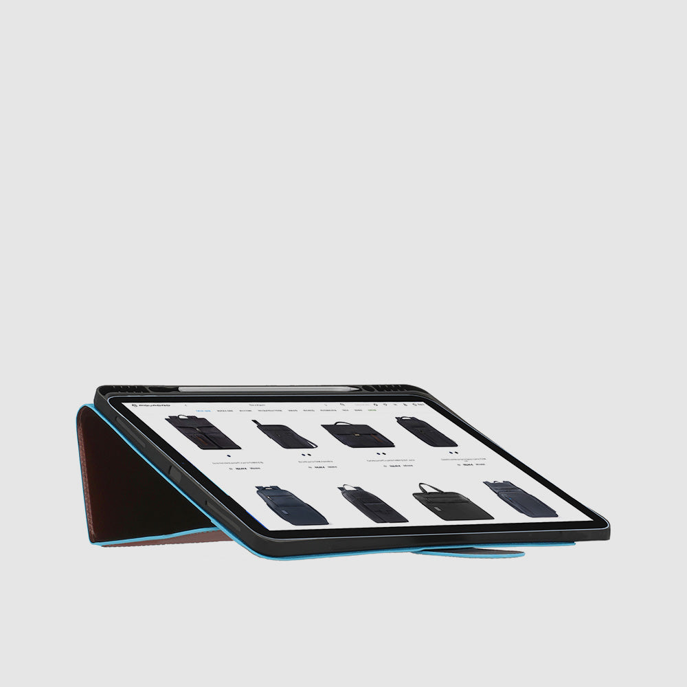Piquadro iPad®Pro 12,9" stand up leather case Outlet