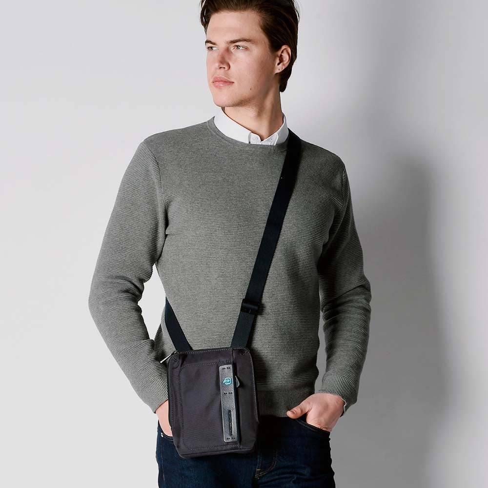 Piquadro Organised pocket cross-body bag with iPad®mini Shopping online