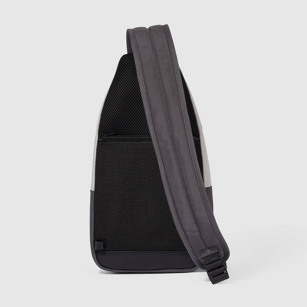 Piquadro Mono sling bag for iPad®mini in recycled fabric Offerta Anniversario