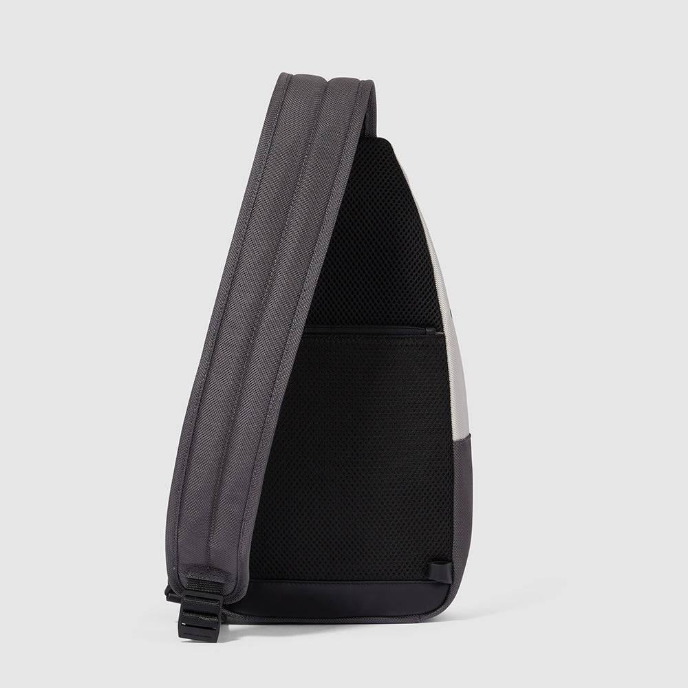 Piquadro Mono sling bag for iPad®mini in recycled fabric Offerta Anniversario