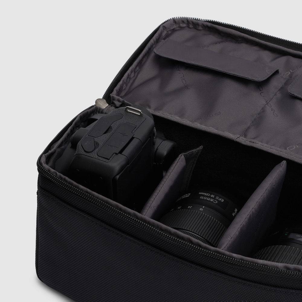 Piquadro Camera bag in recycled fabric Offerte speciali