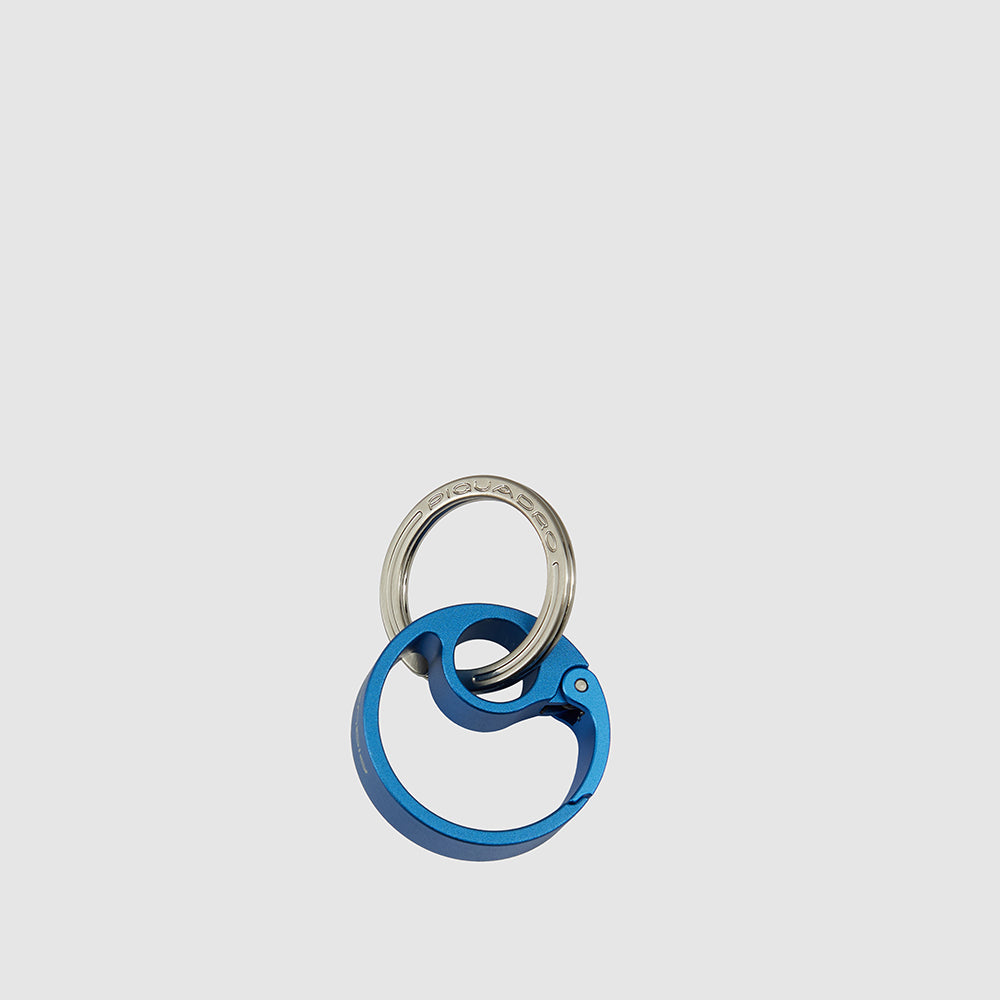 Piquadro Keychain with round carabiner hook Enormi risparmi