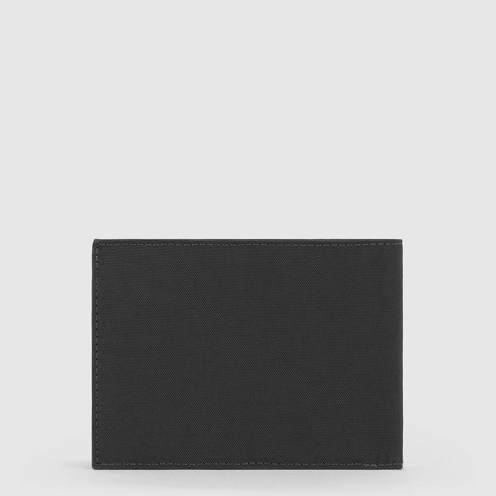 Piquadro Men’s wallet in recycled fabric Ritorno libero