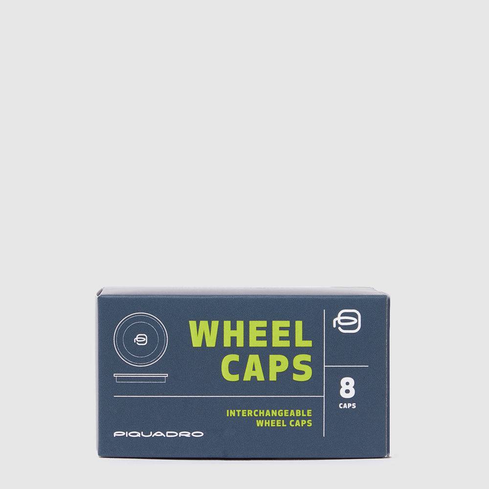 Piquadro Set of 8 wheel caps in assorted colours Pezzi Unici