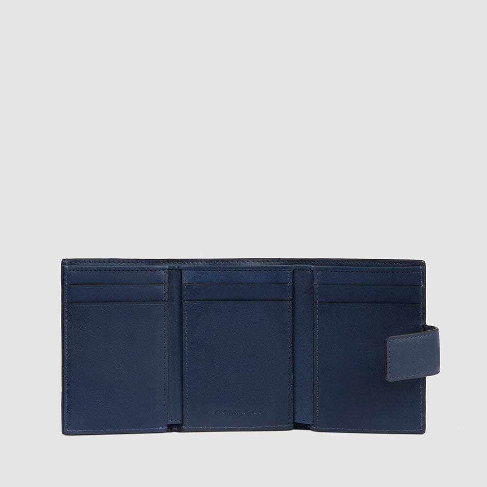 Piquadro Pocket trifold men's wallet with money pocket Vendite Flash